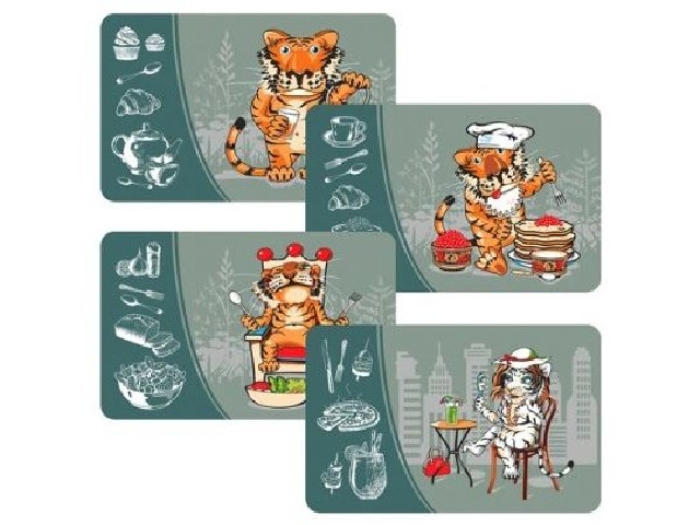 Салфетка Тигр Кайфолов 41х26см MT88-404